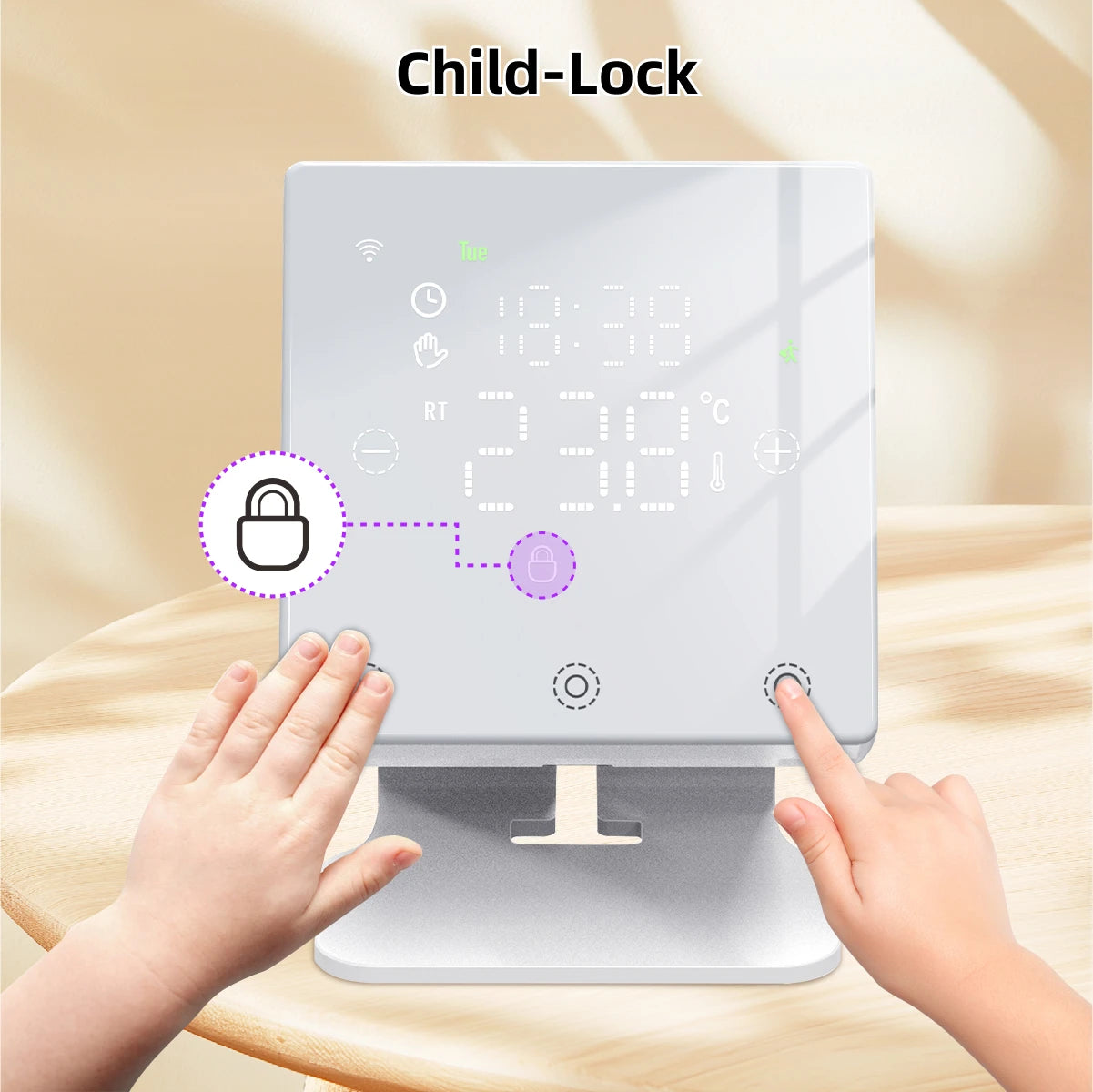 Smart Home Thermostat WiFi Heating Water/Gas Boiler Tuya RF433 Wireless Battery Powered Temperature Controller Alexa Google Home
