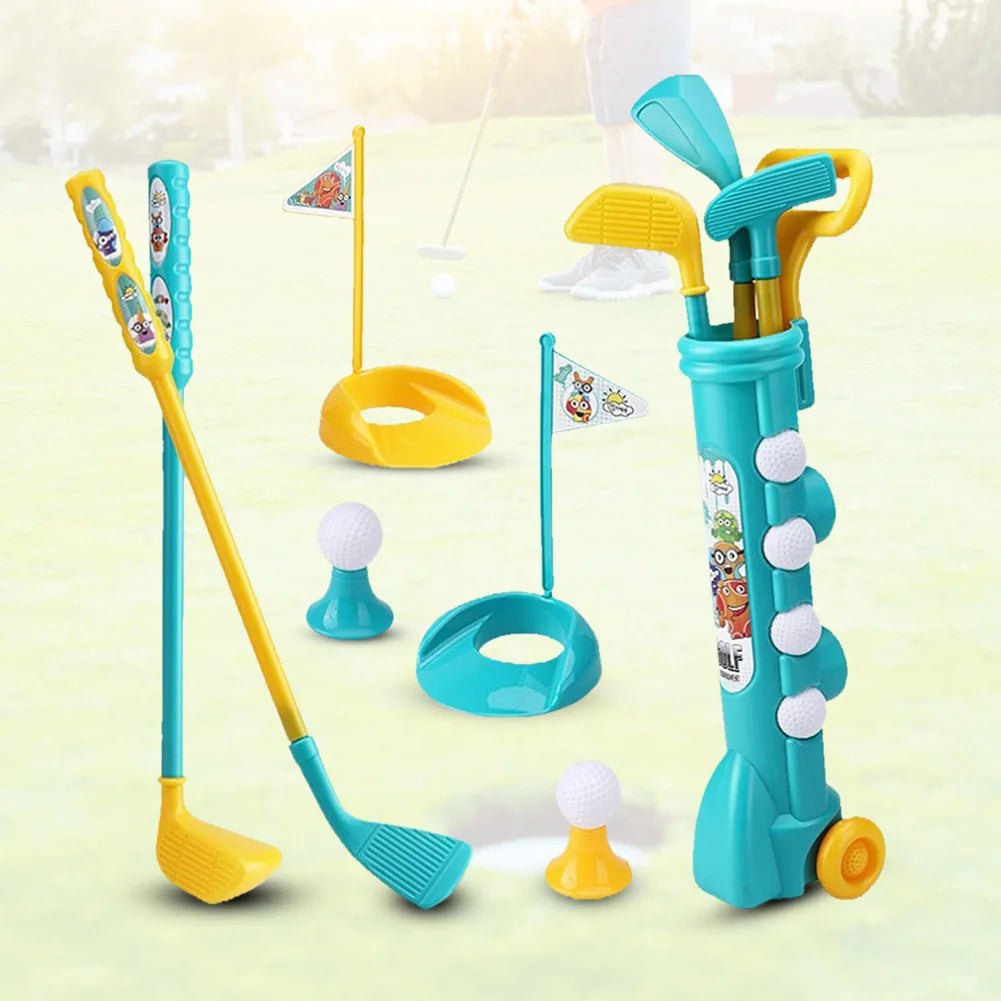 Mini Putter Golf Club Toy Funny Sports Golf Clubs Set Parent Child Educational Activities Outdoor Sports Game Toy