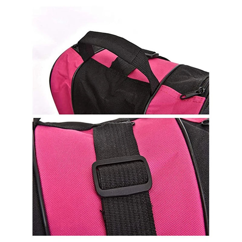 Ice Skate Guards Adjustable Shoulder Straps Ice Shoes Bags Large Size Skiing Roller Skate Storage Bags for Men Women Lightweight