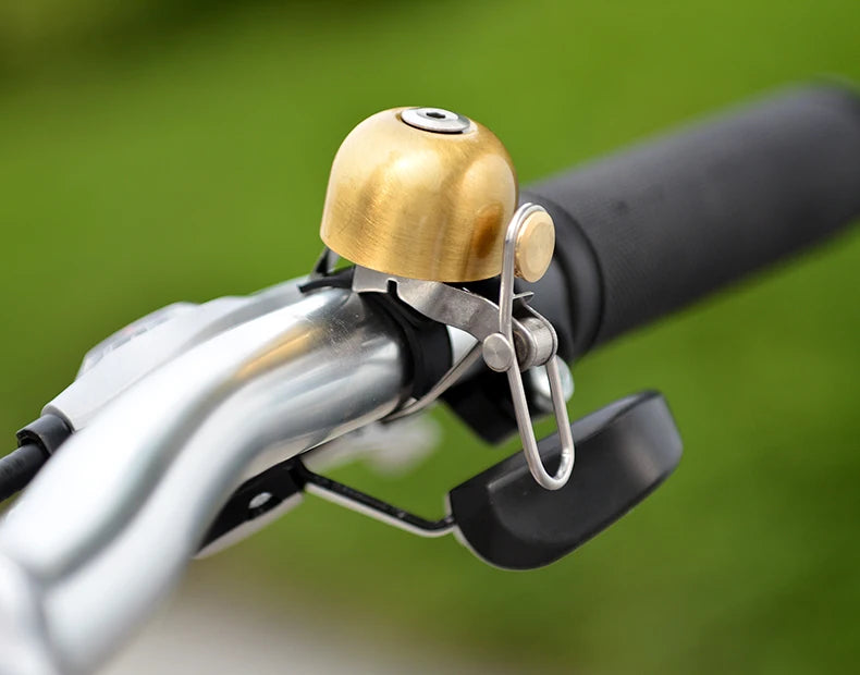 ROCKBROS Steel Copper MTB Bike Ordinary Bell Clearly Sounds Riding Bike Safety Horn Ultralight Cycling Bell Bicycle Accessories