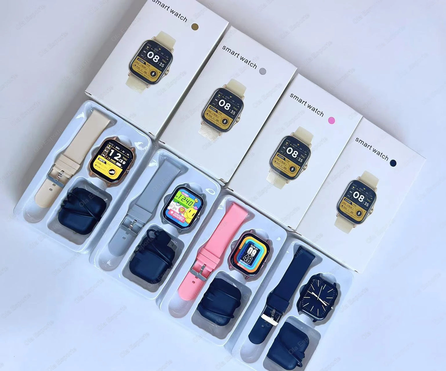 Outdoor Sports Smart Watch Wireless Calling Information Reminder Wallpaper Change Men's and Women's Waterproof Smartwatch 2025