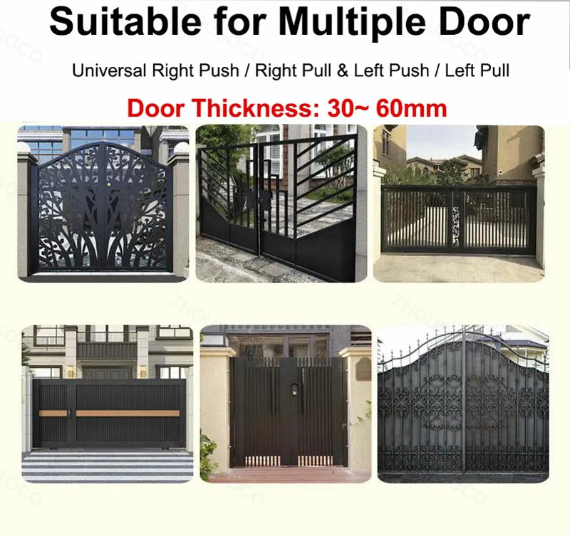 Tuya Wifi Waterproof Outdoor Smart Door Lock TTLock App Fingerprint Lock Card Code Remote Unlock Keyless Digital Electronic Lock