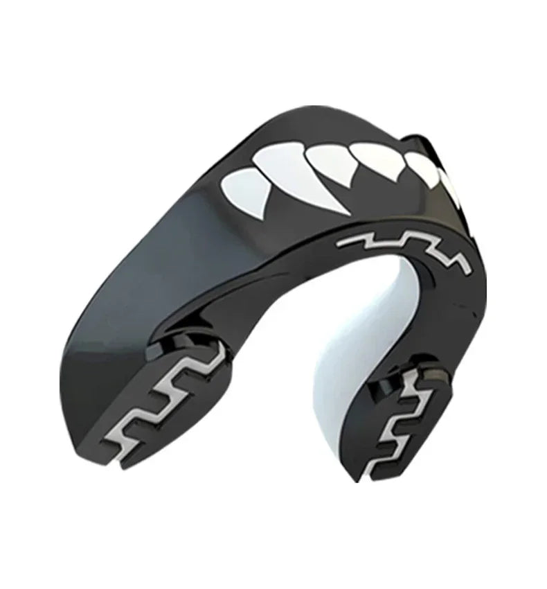 1PC Mouth Guard Sports- Teeth 3D Technology Double Layer Boxing Mouth Guard Perfect Fit Adults with Case - Boil & Bite Mouth