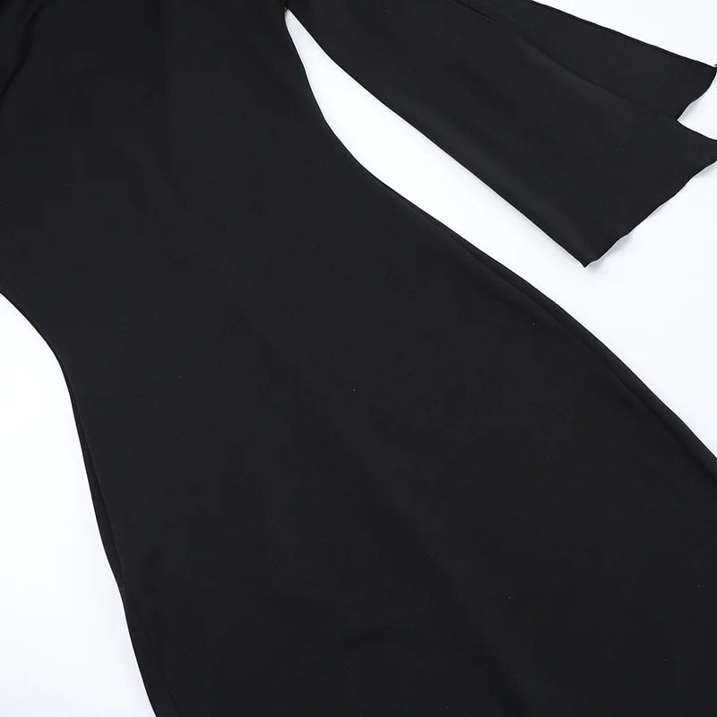 Women's Hot Sweetheart Long Dress New Fashion Asymmetric Temperament Slim Package Hip Simple Tie Dresses
