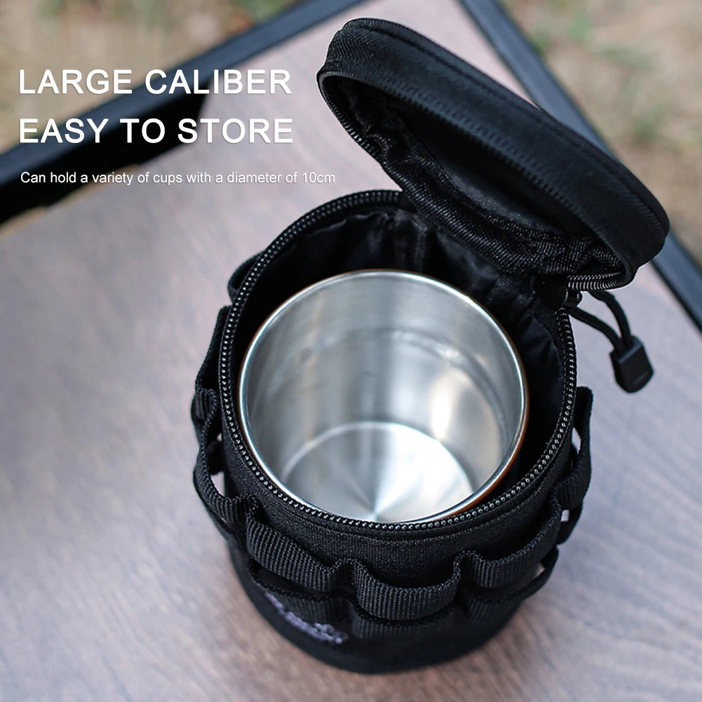 Travel Storage Bag Lightweight Sundries Storage Bag with Hanging Holes Camping Accessory Bag with Handle for Outdoor Travel