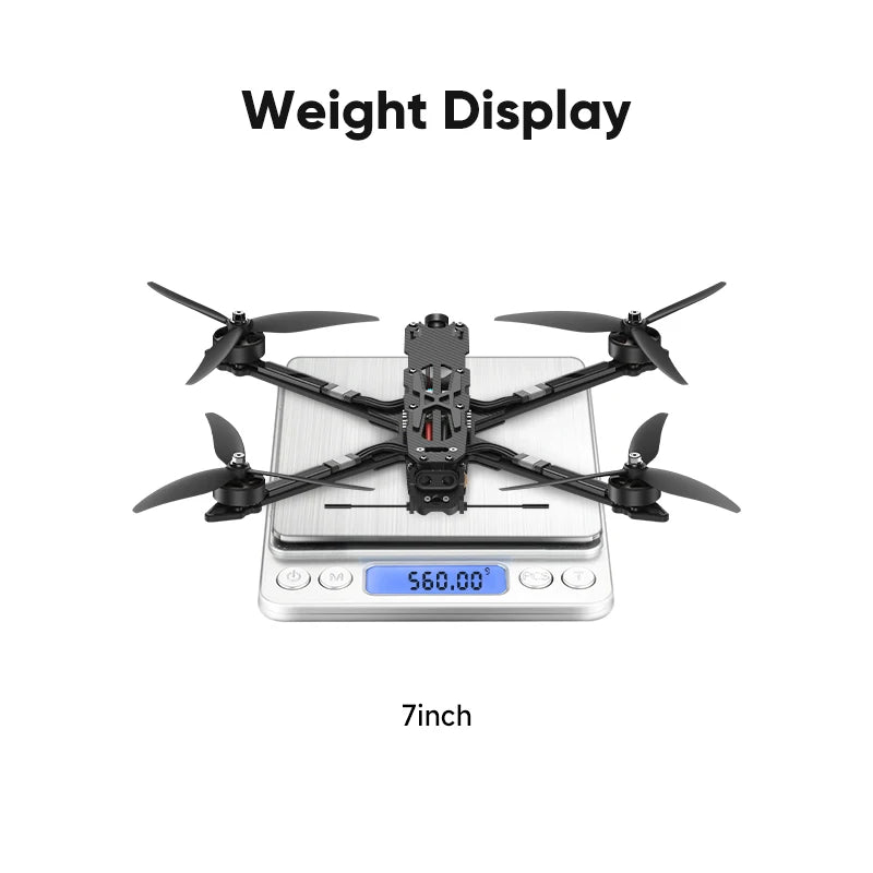 7 Inch Drone profesional Quadcopter Aerial Original FPV Racing HS-X07M drones 4k with HD Camera GPS RC Helicopter FPV Drone