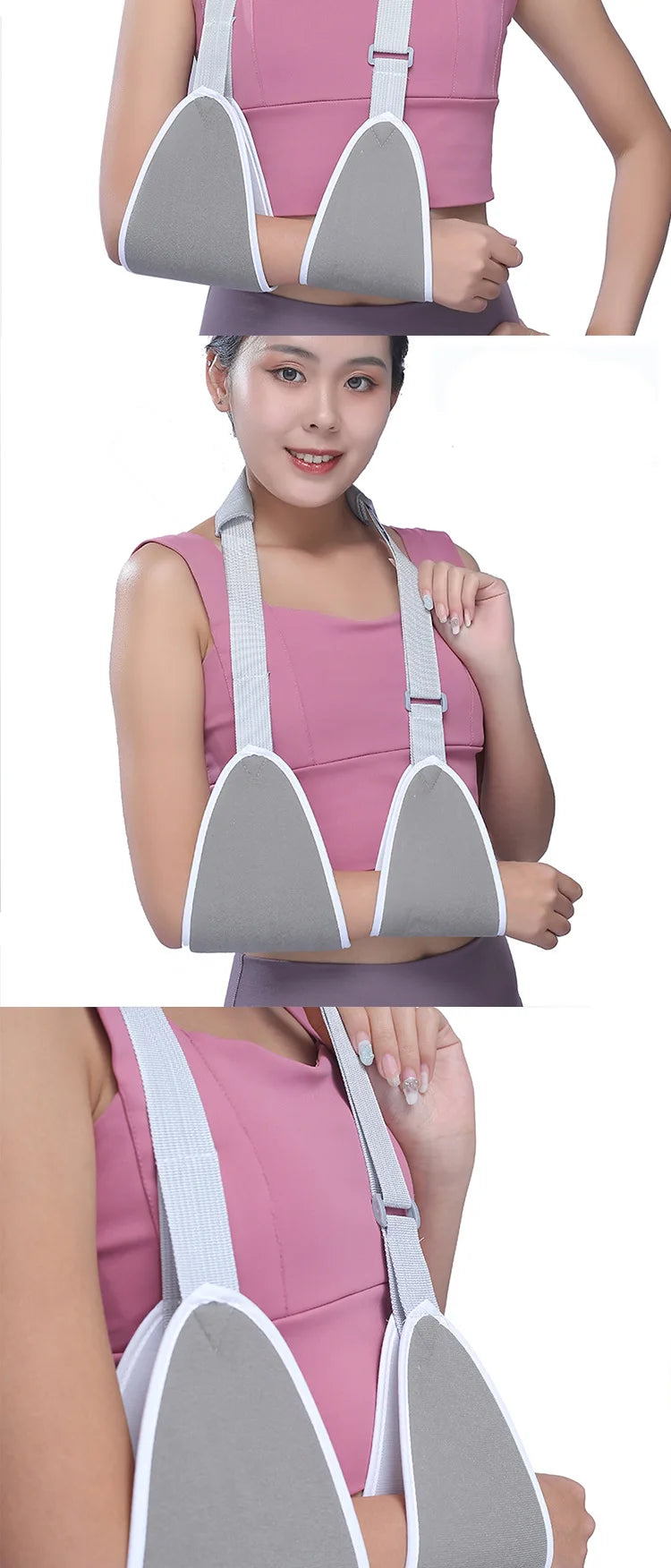 Premium Arm Sling & Forearm Support Brace - Adjustable Shoulder/Elbow Immobilizer with Breathable Mesh & Padded Comfort
