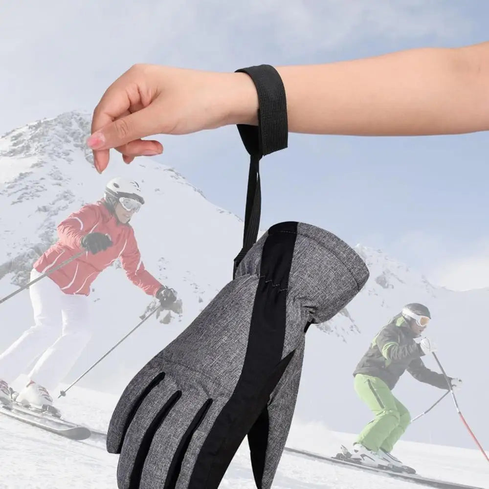 4pcs Skiing Sport Glove Safety Strap Elastic Wrist Leash Glove Strap For Ski Snowboarding Outdoor Mountaineering Accessories