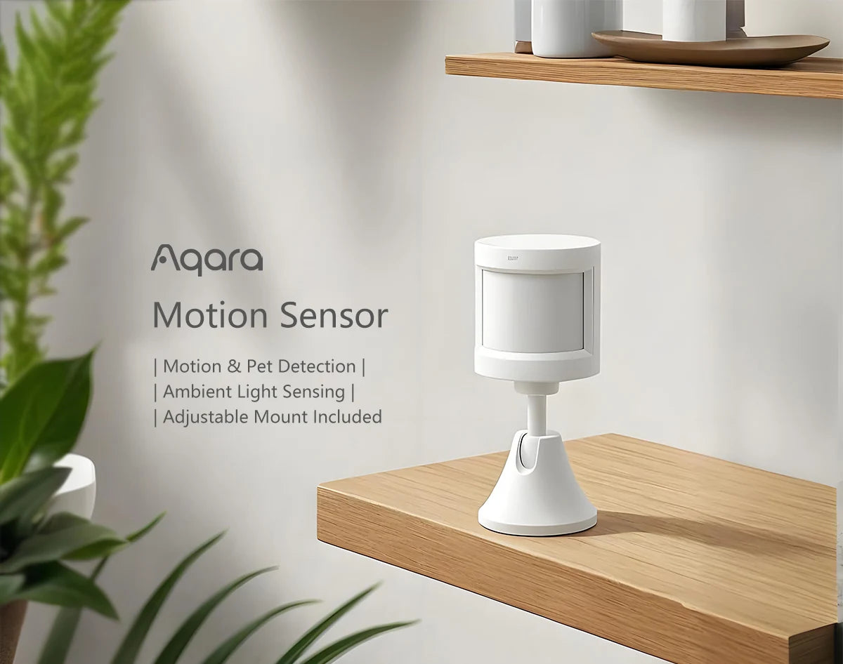 New Aqara Motion Sensor Smart Human Body Sensor Body Movement Wireless ZigBee Gateway Smart Home for Alexa Mijia Apple Homekit