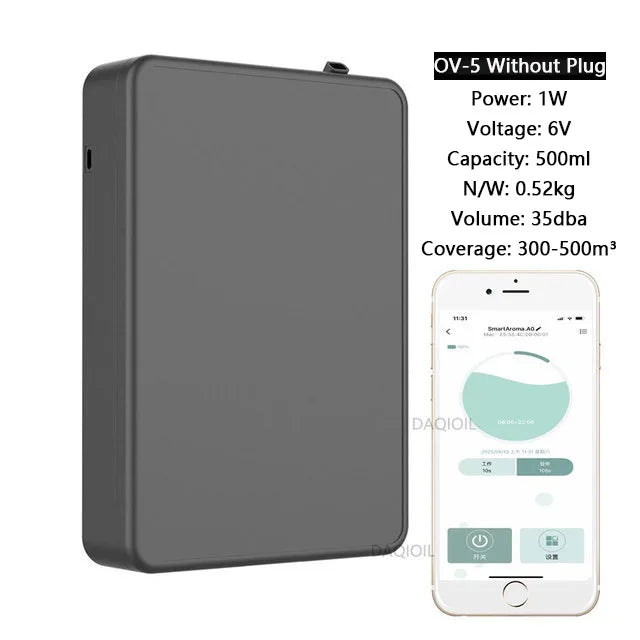500ML Capacity Fragrance Diffuser Smart Scent Air Machine For Home Professional Waterless Essential Oil Diffuser Air FreshenerElectric DiffusersGoWisse.com