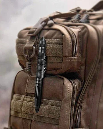 Military Tactical Pen, Professional Self Defense Pen, Emergency Glass Breaker Pen - Tungsten Steel, Writing Tool with 6 Refill