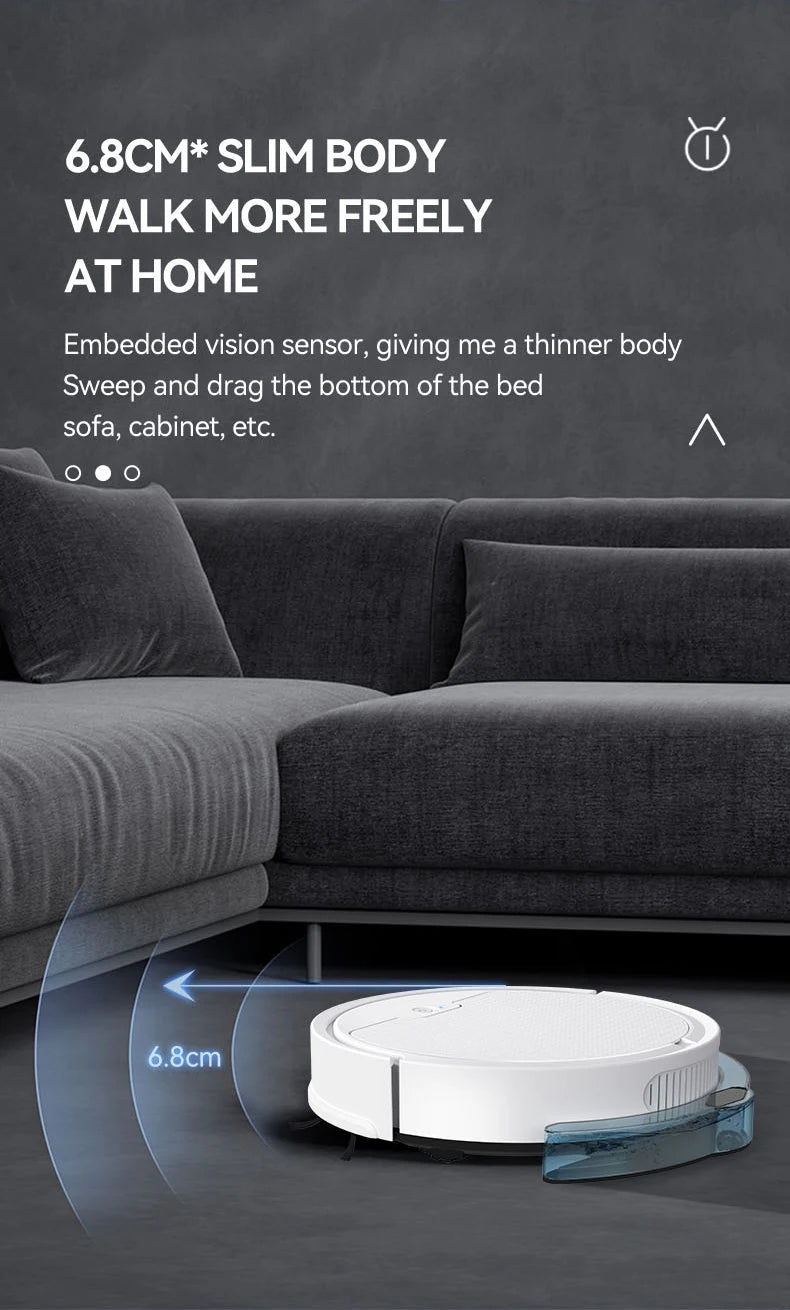 New  3 In 1 Sweeping and Vacuuming Wireless Vacuum Cleaner Smart Sweeping Robot Home Sweeper Sweeping Robots For Home