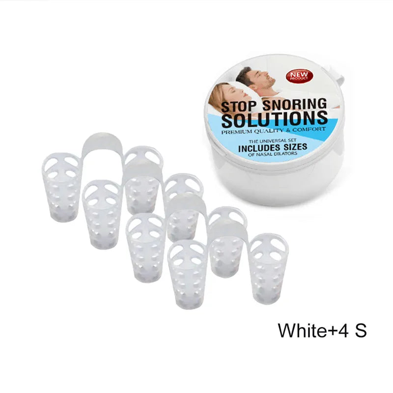 Anti Snoring Anti Snore Nose Clip Silicone Snoring Solution Device Snore Stopper Sleeping Aid Nasal Dilators Health Care