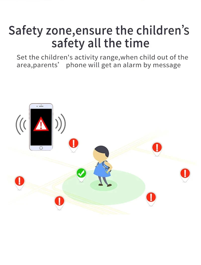 VIVO Kids 4G Smart Watch Sim Card Call Child SmartWatch SOS GPS Location Tracker Camera Waterproof Watch Gift For Ios Android