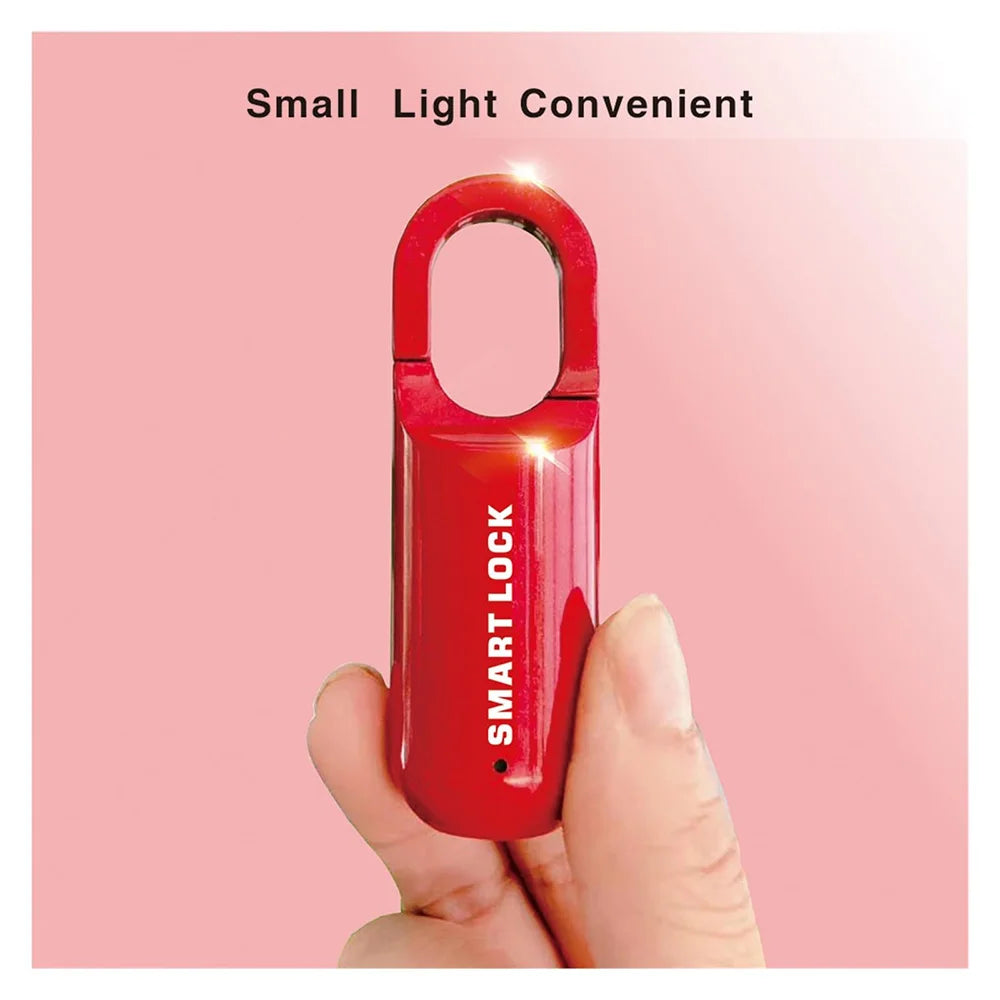 Fingerprint Padlock Smart Keyless Lock for Locker Rechargeable Gym Lock School Locker Lock Biometric Lock Backpack Lock Locker