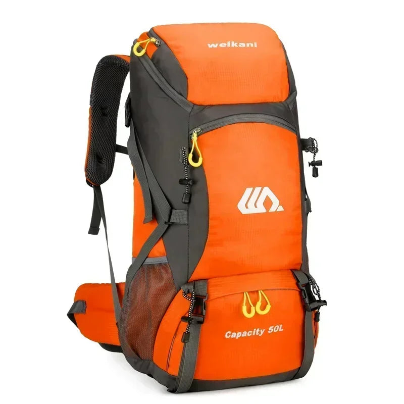 50L Travel Backpack Camping Bag For Men Large Hiking Bag Tourist Rucksack Waterproof Outdoor Sports Climbing Mountaineering Bag