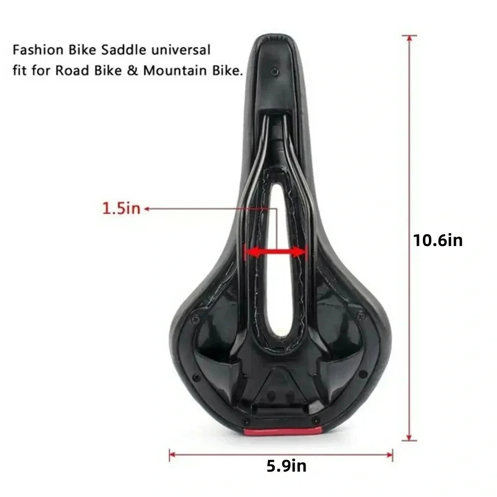 Bicycle Mountain Bike Saddle Hollow Super Comfortable Road Mountain Bike Sports Soft Seat Cushion Replacement Bike Seat