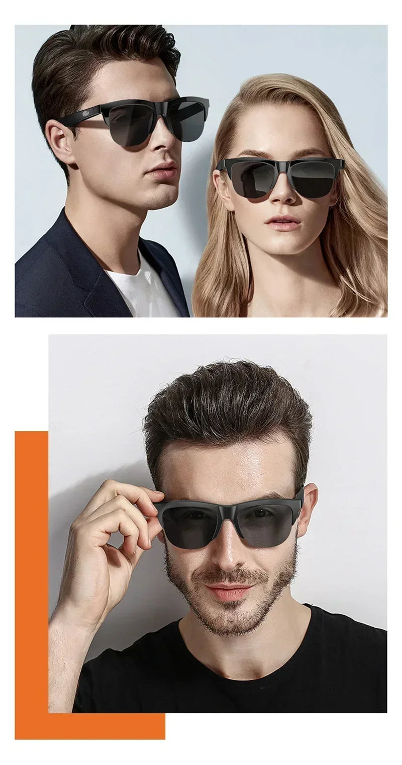 Xiaomi MIJIA Smart Sunglasses Glasses Waterproof Anti-UV Bluetooth Call Outdoor Sports Headphones HIFI Blue Light For Men Women