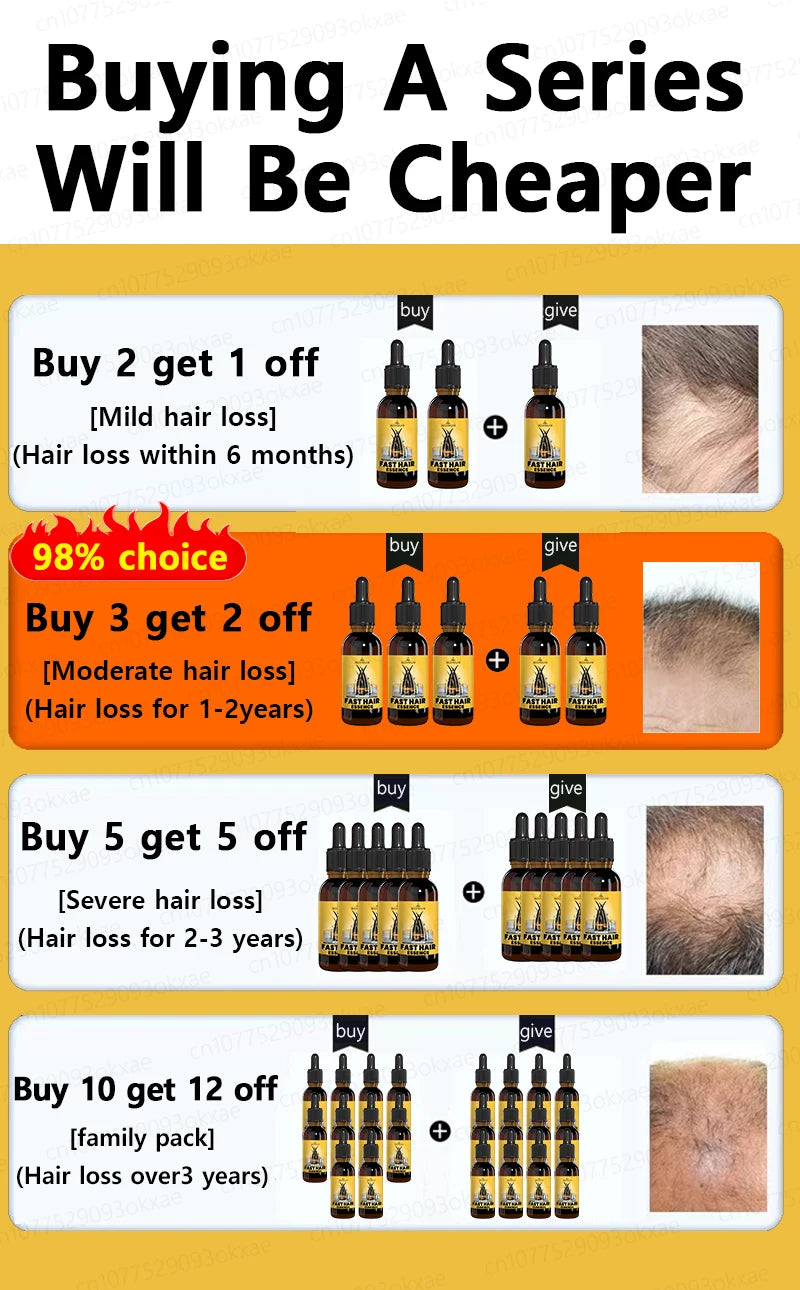 Want to say goodbye to hair loss? Our hair growth products can penetrate the scalp, promote hair growth, and help you regain you
