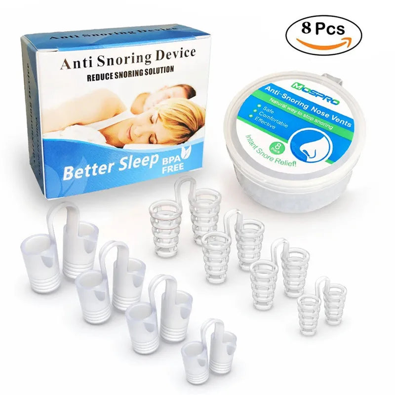 Anti Snoring Anti Snore Nose Clip Silicone Snoring Solution Device Snore Stopper Sleeping Aid Nasal Dilators Health Care
