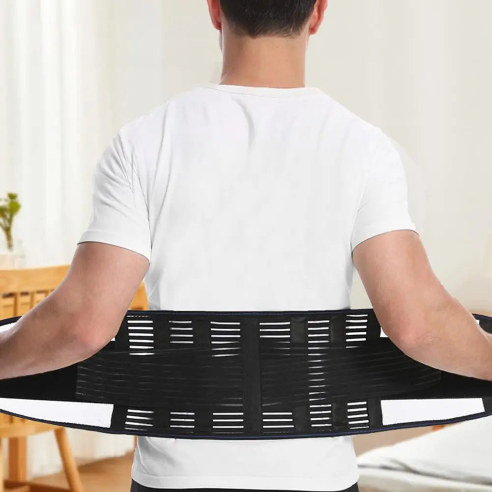 Support Belt Protection Belt Breathable Mesh Lumbar Protector with Dual Adjustable Straps for Fitness Support Sports Accessories