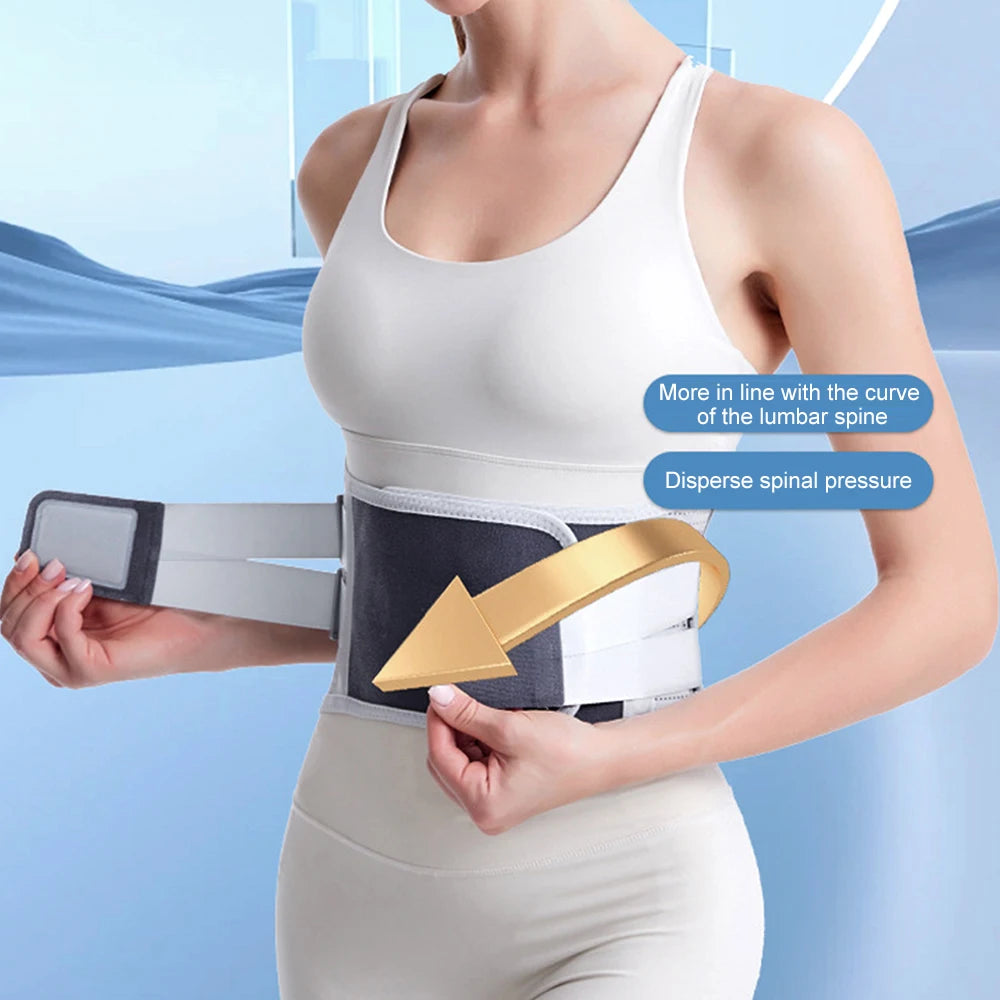 Lumbar Support Belt Adjustable Lumbar Brace Scoliosis Fitness Weight Lifting Squatting Hard Pulling Belt Abdominal Muscle
