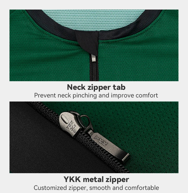 ROCKBROS Cycling Jersey Summer Bicycle Skin-Friendly Breathable Short Sleeve Sports Quick Dry Reflective Cycling Equipment