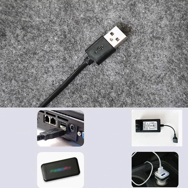 160cm Electric Blanket USB Heater Heated Blanket Mattress Thermostat Electric Heating Blanket Winter Body Warmer Camping Outdoor