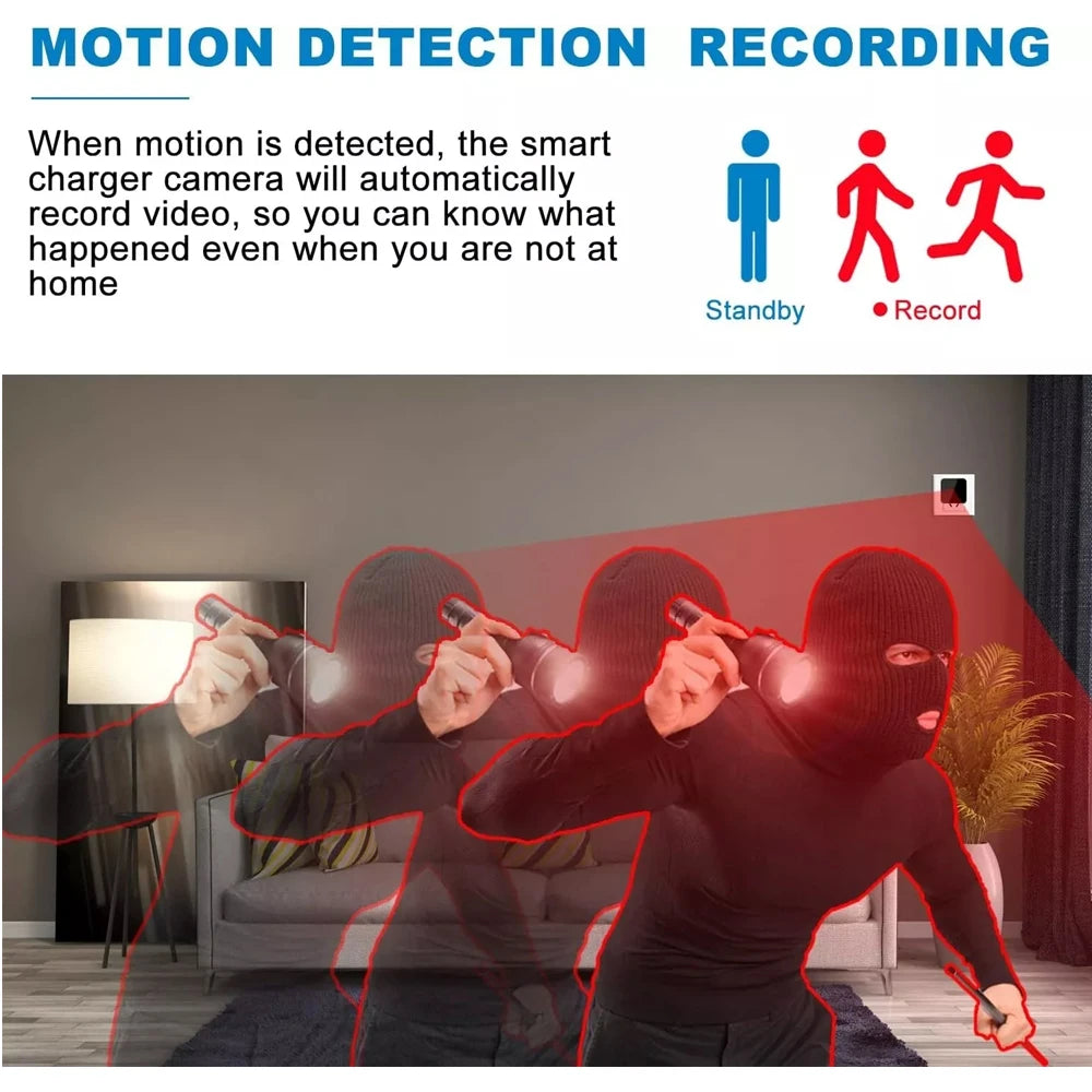 1080P HD Mini Wifi Camera Invisible Espia Cam Night Vision Micro Camcorder 150° Wide Angle IP Webcam Remote Monitoring Magnetic