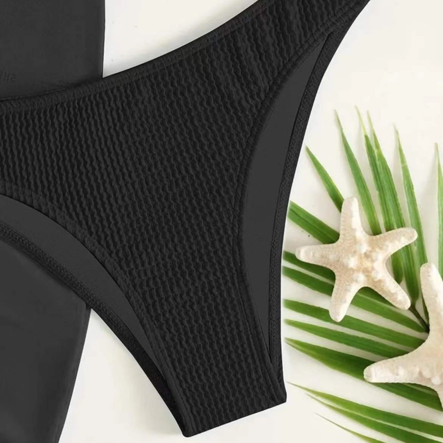 2024 Sexy Solid Push Up Tankini Set Strapped Woman Swimsuit Women High Waist Swimwear Backless Beach Bathing Suit White Bikinis