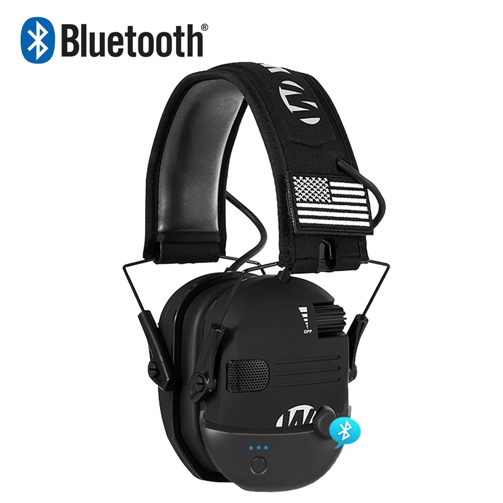 Bluetooth Tactical Electronic Shooting Earmuff Anti-noise Headphone Sound Amplification Wireless Hearing Protection Headset