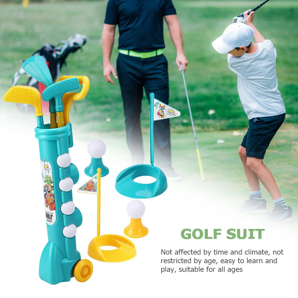 Mini Putter Golf Club Toy Funny Sports Golf Clubs Set Parent Child Educational Activities Outdoor Sports Game Toy