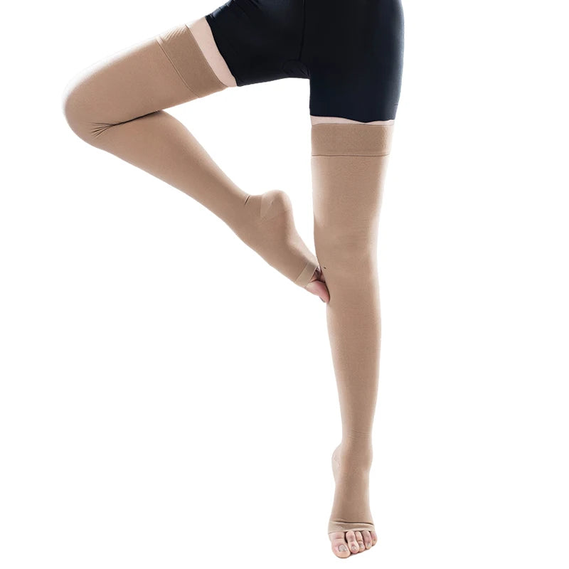 23-32mmHg Elastic Nursing Compression Stocking Unisex Medical Class 2 Pressure Stockings Sleep Feet Varicose Vein Sock