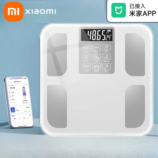 Xiaomi Bluetooth Body Fat Scale App Body Fat Scale Home Precision Charging Weight Scale Body Fat Scale Connected to Mi Home APP