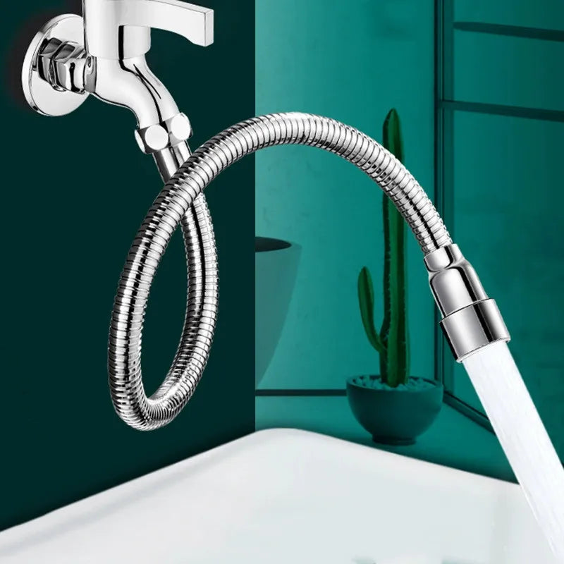 Stainless Steel Universal 1080° Rotation Faucet Sprayer Head For Kitchen Washbasin Extension Faucet Bubbler Tap Splash Nozzle