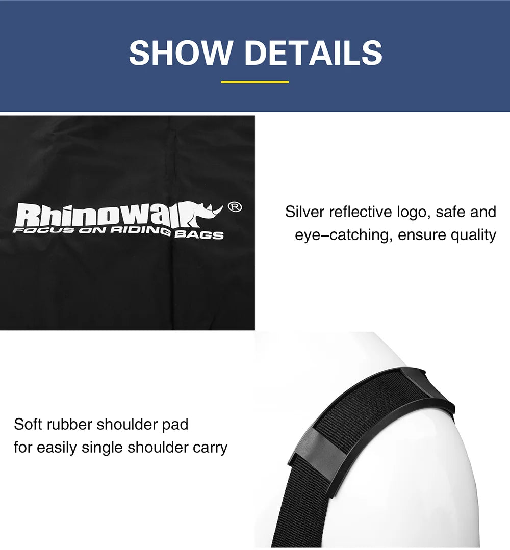 Rhinowalk Road Bicycle Storage Bag Cover Portable Fits 27.5" And below MTB/700C Road Bike Light Bike Travel Carry Shoulder Bag