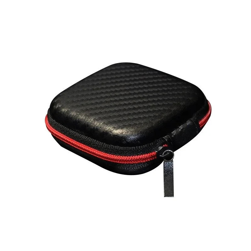 Earphone Case Storage Carrying Hard Bag Box For Earphone Headphone Accessories Earbuds Memory Card USB Cable Case Pouch For QKZ