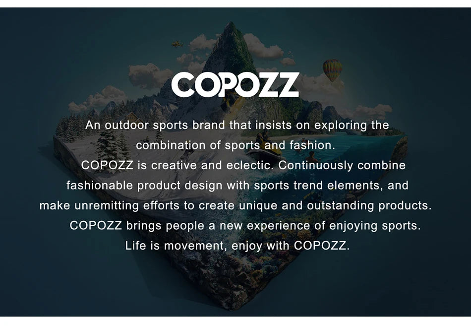 COPOZZ Men Women Brand Ski Goggles Snowboard Goggles Glasses For Skiing UV400 Protection Snow Glasses Anti-Fog Ski Mask Eyewear