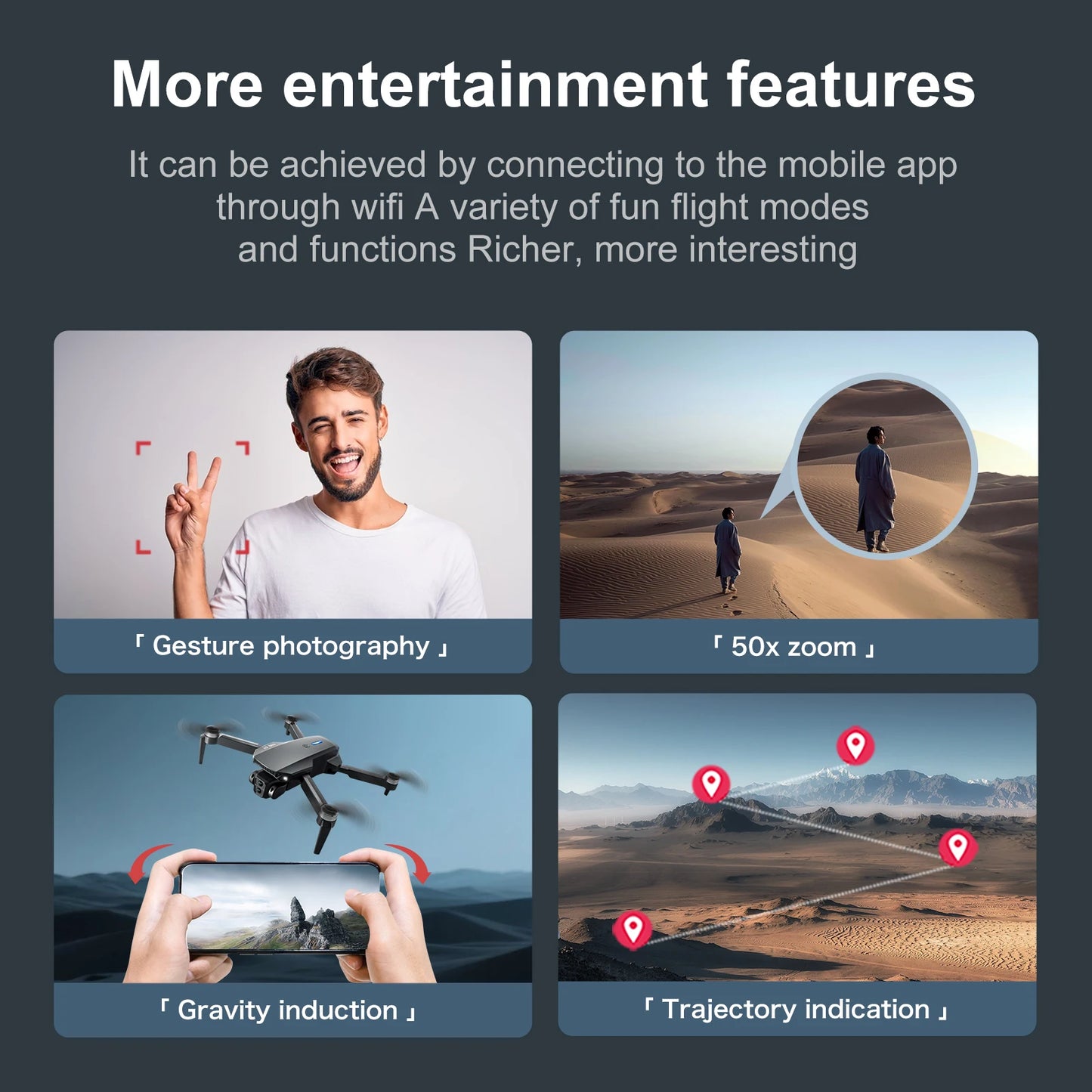 E88GT Drone 8K Professional HD 360° Dual Camera 12.5cm Screen Remote Control Brushless Motors Obstacle Avoidance Quadcopte 2025