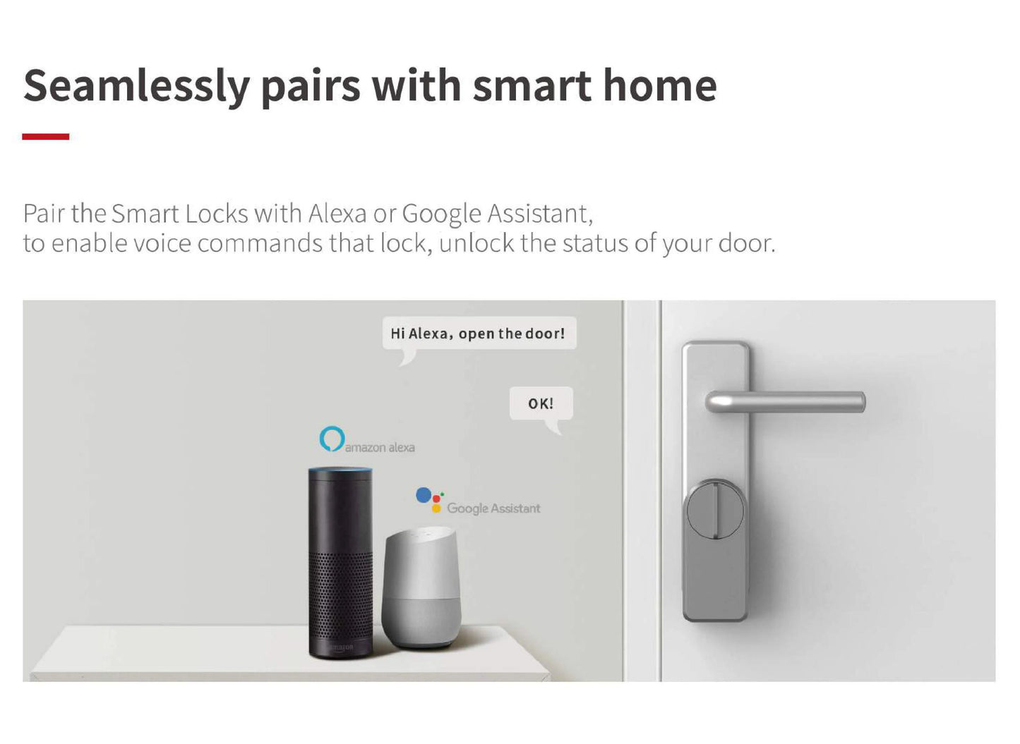 RAYKUBE A1 Pro Tuya BEL Smart Door Lock Set with Fobs/ Keypad/ Smart Key Tuya Remote Unlock Work with Alexa Google Assistant