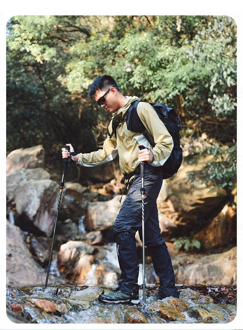 Naturehike 5-Section Walking Stick Pole Carbon Fiber Aluminum Alloy Folding Teleskopic Ultralight Trekking Hiking Canes UL Pro