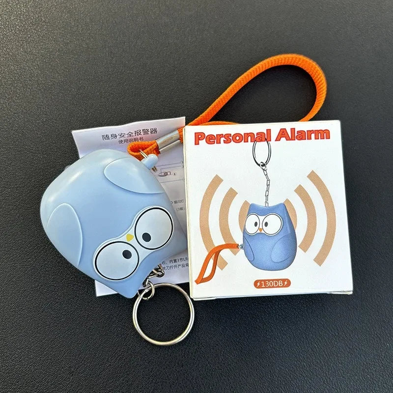 2025 Small and Easy To Carry Anti-attack Self-defence Alarm Rechargeable Battery Loud Key Chain 130db Personal Alarm