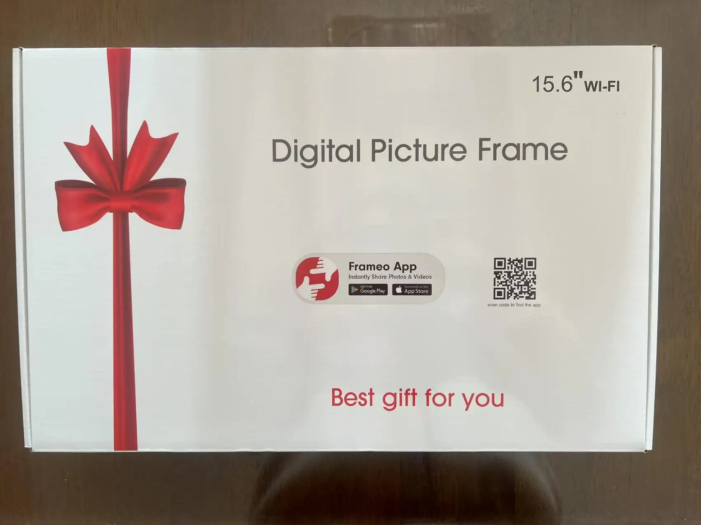 15.6 inch built in 32GB/ 64GB WiFi Large touch ips digital photo frame 1920*1080 WiFi Smart Frame Share Photos Videos via frameo