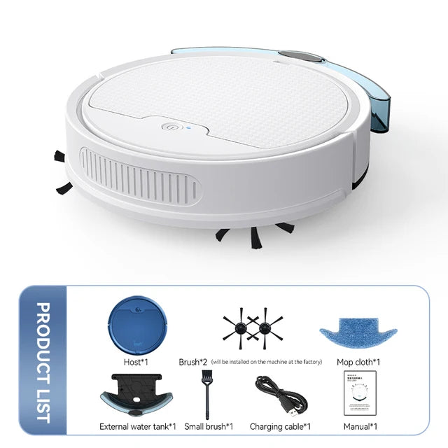 New  3 In 1 Sweeping and Vacuuming Wireless Vacuum Cleaner Smart Sweeping Robot Home Sweeper Sweeping Robots For Home