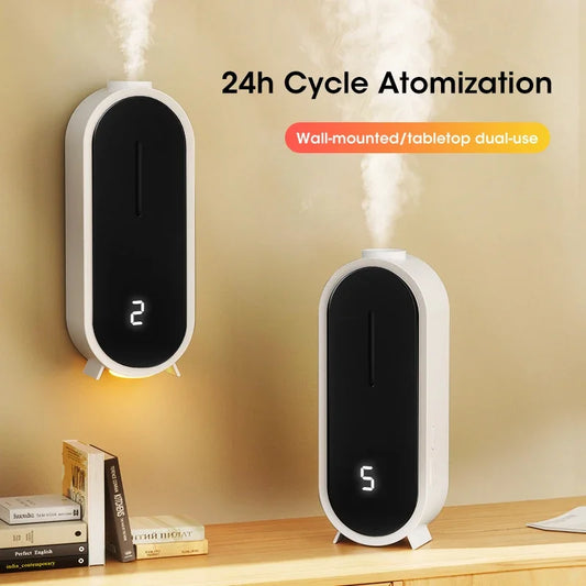 Automatic Circulating Aroma Diffuser Smart Air Scent Machine Home Essential Oil 50ml Tank Spray Fragrance Dispenser for Bedroom