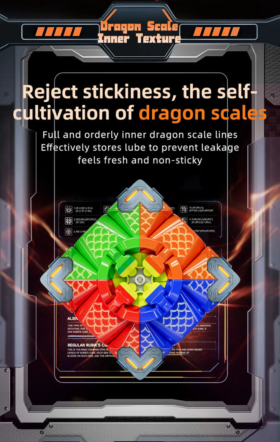 MoYu Meilong 3M V2 Magnetic /Magic Clothes Magic Cube Black/ Stickerless3x3 Speed Cube Educational Puzzle Toys For Kids