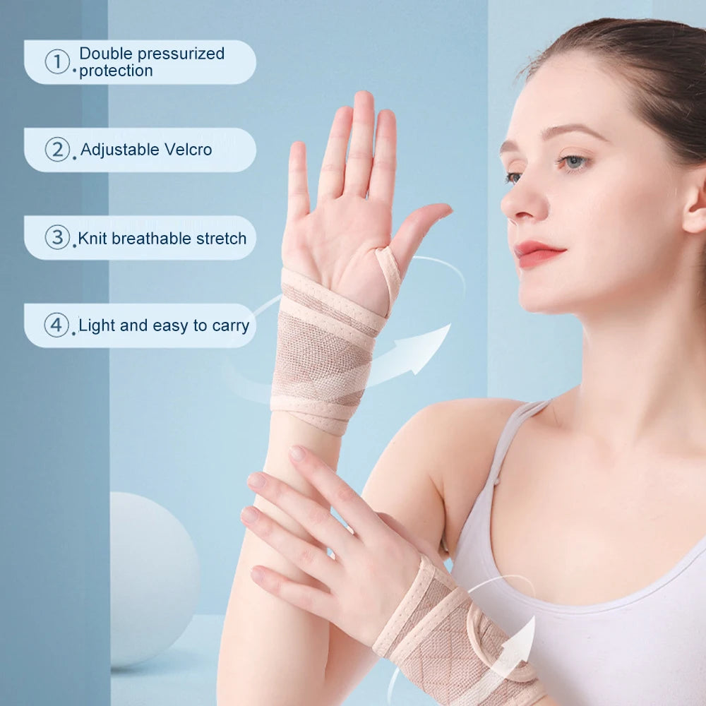 1 PCS Sports Professional Wrist Protector Arthritis Protection Support Sleeve Breathable Elastic Glove Wrist Protector Men Women