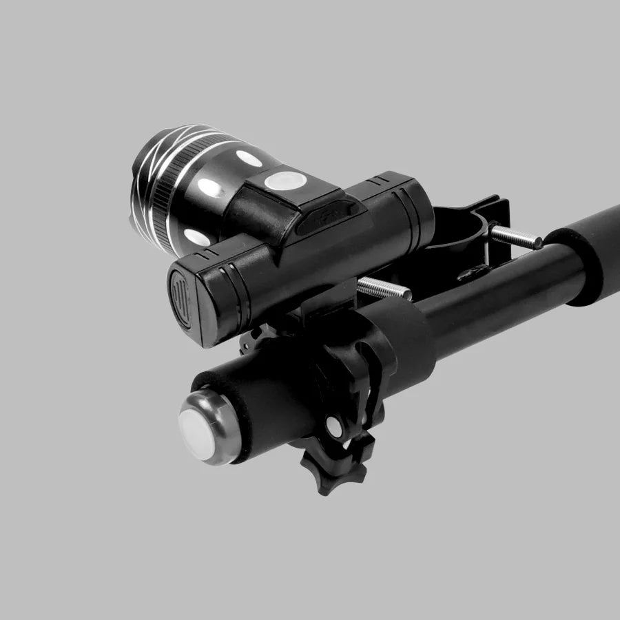 LED Headlight For Xiaomi M365 /Pro Electric Scooter Zoomable 1200mAh Battery USB Rechargeable 150LM XM-L T6 LED Light Front Lamp