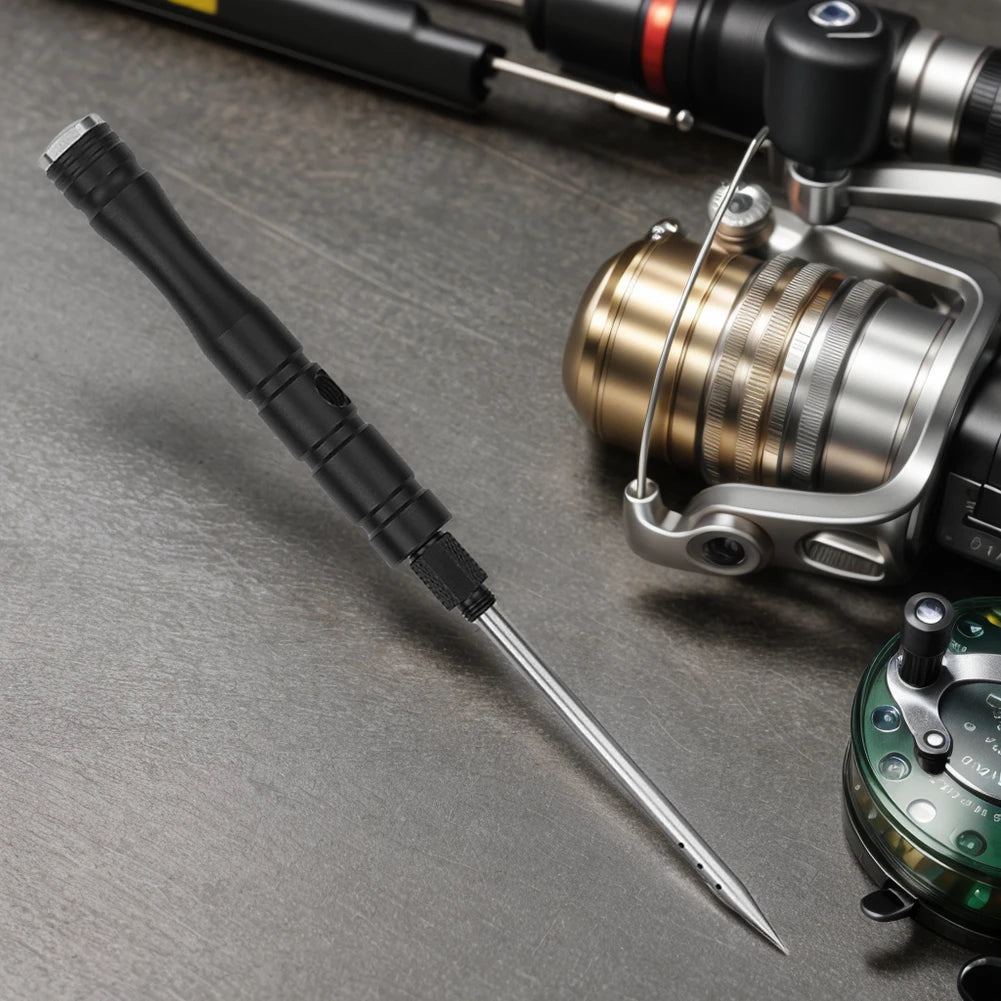 Fish Venting Tool Stainless Steel Needle Aluminum Alloy Reducing Air Pressure Tool Detachable for Deep Sea Fishing