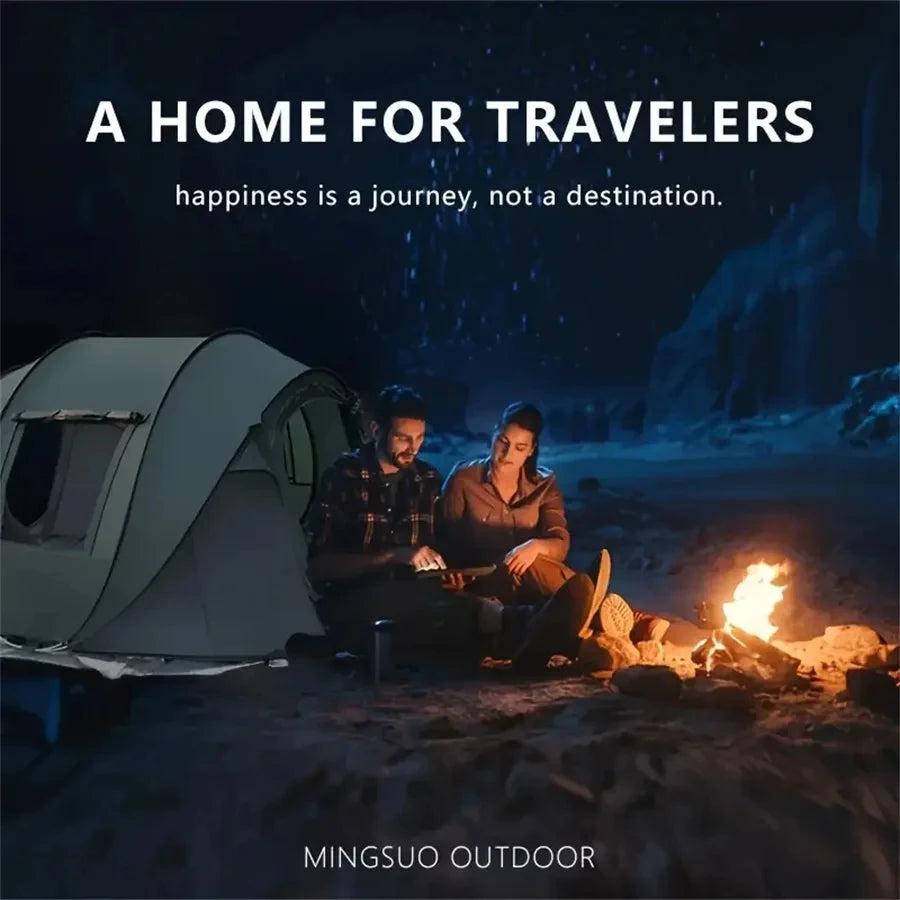 5-8 People Quickly Open Fully Automatic Pop-up Tent, Waterproof Camping Boat Tent, Portable Outdoor Tent For Travel